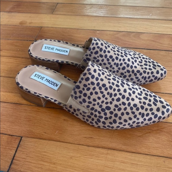 cheetah mules steve madden